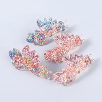 Hair Clip Zinc Alloy fashion jewelry & for woman & with rhinestone Sold By PC