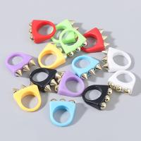 Resin Finger Ring, 2 pieces & fashion jewelry & for woman, more colors for choice, Sold By Set