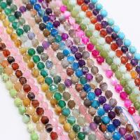 Mixed Gemstone Beads Natural Stone with Seedbead DIY & faceted 6mm Sold Per 38 cm Strand