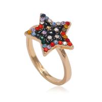Zinc Alloy prst prsten, Zinek, módní šperky & pro ženy & s drahokamu, Prodáno By PC