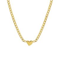 Titanstahl Halskette, mit Verlängerungskettchen von 5cm, 18K vergoldet, Kandare Kette & für Frau, keine, 4x9.50mm, Länge:ca. 40 cm, verkauft von PC