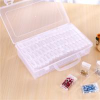 Storage Box, Plastic, transparent, white, Sold By PC
