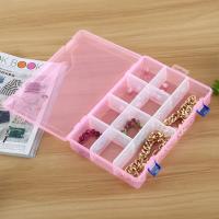 Storage Box, Plastic, transparent, more colors for choice, 300x200x63mm, Sold By PC