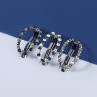 Hair Barrettes Zinc Alloy fashion jewelry & for woman & with rhinestone Sold By PC