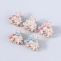 Hair Claw Clips, Tibetan Style, fashion jewelry & for woman & with rhinestone, more colors for choice, Sold By PC
