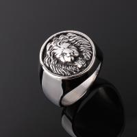 Titanium Steel Finger Ring, anoint, different size for choice & for man, silver color, 15mm, Sold By PC