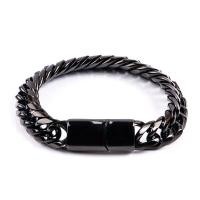 Titanium Steel Bracelet polished curb chain & for man 13mm Length Approx 22 cm Sold By PC