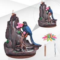 Backflow Incense Burner, Resin, for home and office, 200x180mm, Sold By PC