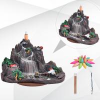 Backflow Incense Burner, Resin, for home and office, 140x230mm, Sold By PC