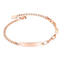 Stainless Steel Jewelry Bracelet, with 1.38inch extender chain, plated, for woman, more colors for choice, Length:6.3 Inch, Sold By PC