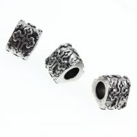 Perlas de acero inoxidable, Triángulo, Ungir, Bricolaje, plateado, 10x8mm, Vendido por UD