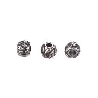 Stainless Steel Beads Round anoint DIY silver color Sold By PC