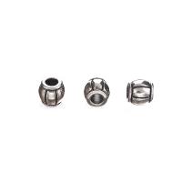 Stainless Steel Spacer Beads, Drum, anoint, DIY, silver color, 9.80x9mm, Sold By PC