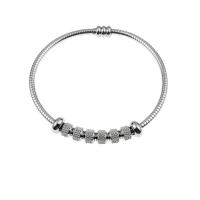 Stainless Steel Bangle 303 Stainless Steel with Magnet plated Unisex silver color Sold By PC