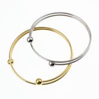 Titanium Steel Cuff Bangle plated for woman Sold By PC