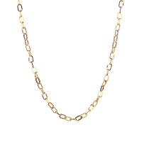 Halskette, Edelstahl, plattiert, Oval-Kette & für Frau, keine, 4x6mm, Länge:43 cm, verkauft von PC