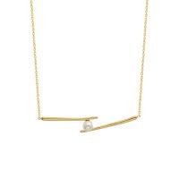 Titanstahl Halskette, mit Kunststoff Perlen, mit Verlängerungskettchen von 5cm, plattiert, Patchwork & für Frau, keine, 15x59x9mm, Länge:ca. 38 cm, verkauft von PC