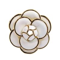 Zinc Alloy Brooches Flower plated for woman nickel lead & cadmium free Sold By PC