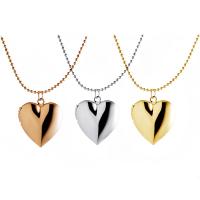 Fashion Locket Necklace Brass with 1.97inch extender chain Heart plated for woman nickel lead & cadmium free Length 15.75 Inch Sold By PC