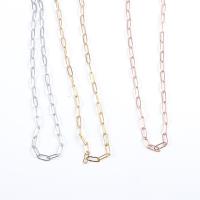 Stainless Steel Oval Chain plated DIY Sold By m