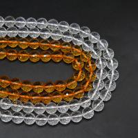 Prirodni kvarc nakit Beads, Krug, možete DIY & faceted, više boja za izbor, Prodano Per 38 cm Strand