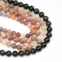 Mixed Gemstone Beads, Natural Stone, Round, DIY, more colors for choice, Sold Per 38 cm Strand