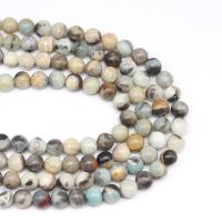 Perles amazonite, Rond, DIY, couleurs mélangées, Vendu par 38 cm brin
