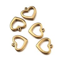 Stainless Steel Heart Pendants, plated, more colors for choice, 21x21mm, Sold By PC