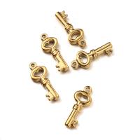 Stainless Steel Pendants Key plated Sold By PC