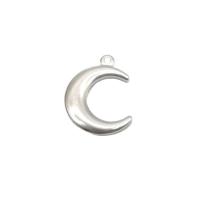 Stainless Steel Pendants Moon plated Sold By PC