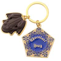 Zinc Alloy Key Clasp with Silicone & enamel Frog gold color plated Unisex golden Sold By PC
