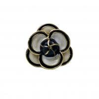 Zinc Alloy Stud Earring with enamel Flower plated for woman Sold By Pair
