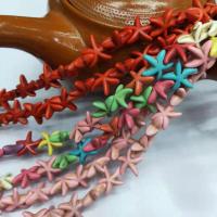 Turquoise Beads, Starfish, polished, DIY, more colors for choice, 5x14mm, Sold Per 38 cm Strand