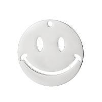 Stainless Steel Pendants, Smiling Face, plated, different size for choice & hollow, more colors for choice, Sold By PC