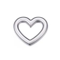 Pendientes Corazón de acero inoxidable, chapado, hueco, más colores para la opción, 36mm, Vendido por UD