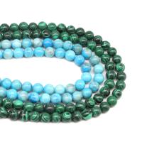 Mischedelstein Perlen, Naturstein, rund, DIY, keine, verkauft per 38 cm Strang