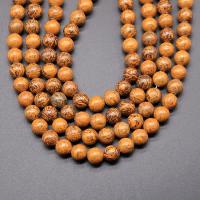 Natural Jade Beads, Lighter Imperial Jade, Round, polished, DIY, yellow, Sold Per 38 cm Strand