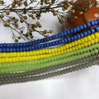 Rondelle Crystal Beads, Abacus, polished, DIY, more colors for choice, 4x6mm, Sold Per 38 cm Strand