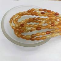 Lighter Imperial Jade Beads Rice polished DIY Sold Per 38 cm Strand