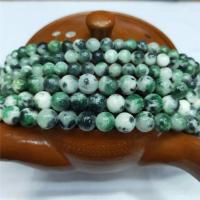 Persique Jade goutte, Rond, poli, DIY, couleurs mélangées, Vendu par 38 cm brin