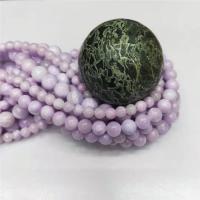 персидский Jade Бусины, Круглая, полированный, DIY, фиолетовый, Продан через 38 см Strand