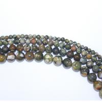 Kambaba Jasper Beads, Round, DIY, mixed colors, Sold Per 40 cm Strand