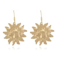 Brass Drop Earring fashion jewelry & for woman golden Sold By Pair