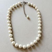 Collar de Nácar de Mar del Sur, Shell Pearl, con fundición, BeCharmed perla, hecho a mano, para mujer, color mixto, 10mm, longitud:51 cm, Vendido por UD