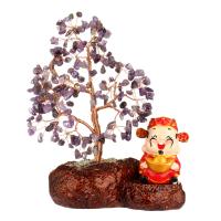 Rich Tree Decoration, Quartz, with Resin, for home and office, more colors for choice, 150x120x175mm, Sold By PC
