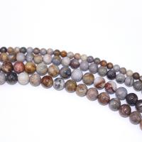 Gobi Achat Perle, rund, DIY, gemischte Farben, verkauft per 40 cm Strang