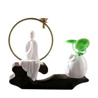 Backflow Incense Burner Porcelain with Iron plated for home and office & durable Sold By PC