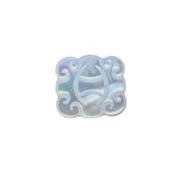 Perles en coquillage blanc naturel, coquille blanche, gravé, blanc, 14.20x15.70mm, Vendu par PC