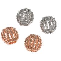 Zinc Alloy European Beads Round DIY Sold By PC