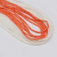 Synthetic Coral Beads, Column, DIY, more colors for choice, 2x4mm, Sold Per 38 cm Strand